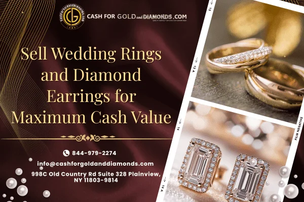 Sell Wedding Rings and Diamond Earrings for Maximum Cash Value